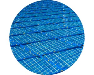 Aqua-Net pool safety net close up