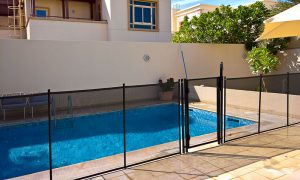 Pool safety fence, Golf Gardens, Abu Dhabi
