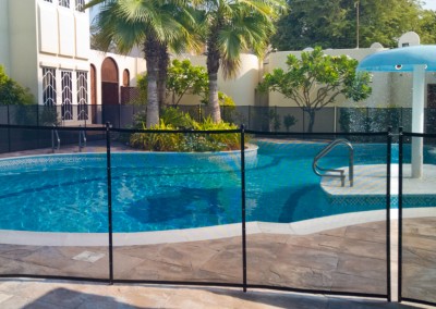 Pool safety fence at Jumeirah Dubai