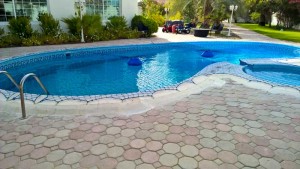 Pool safety net Al Barsha 1, Dubai.