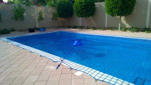 Pool safety net Green Community, Dubai.