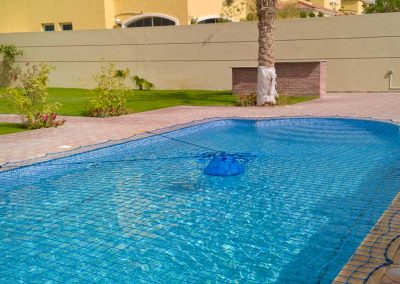 Pool safety net, Jumeirah Park, Dubai