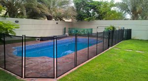 Pool safety fence, Jumeirah Park, Dubai