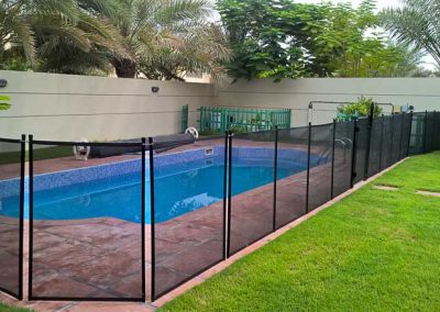 Pool safety fence, Jumeirah Park, Dubai