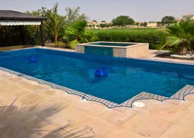 Pool safety net Arabian Ranches, Saheel, Dubai.