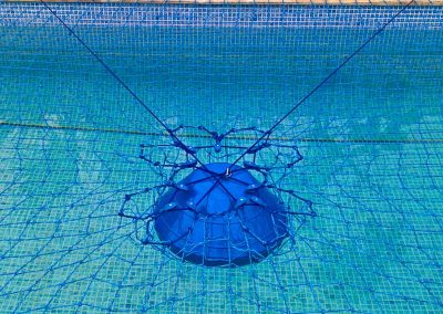 Pool safety net CTS - Central Tensioning System.