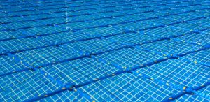 Aquanet pool safety net close-up