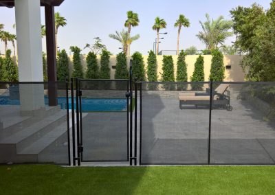 Pool access safety barrier, Dubailand