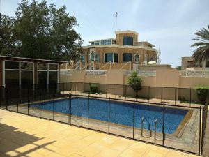 pool safety fence installation